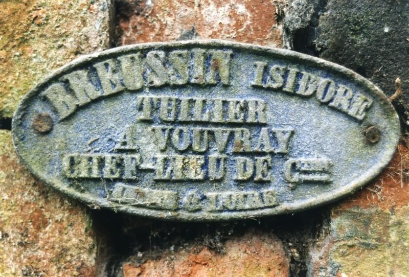 Plaque de charrette, avant 1920.