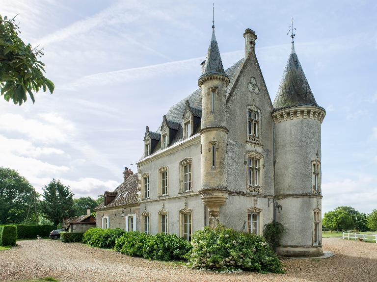 Demeure, vue générale depuis le nord-ouest.