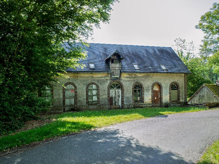 Bâtiment principal, élévation ouest.