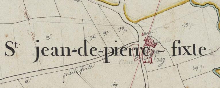 Extrait du plan cadastral de 1811, section B. (Archives départementales d'Eure-et-loir, 3 P 5294 - 5297). ; Extrait du plan cadastral de 1811, section B. (Archives départementales d'Eure-et-Loir, 3 P 5294 - 5297). ; Extrait du plan cadastral de 1811, section B. (Archives départementales d'Eure-et-loir, 3 P 5294 - 5297). ; Extrait du plan cadastral de 1811, section B. (Archives départementales d'Eure-et-Loir, 3 P 5294 - 5297).