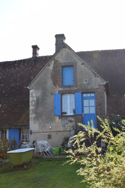 Bâtiment principal, élévation nord-ouest, partie chambre du second logement.