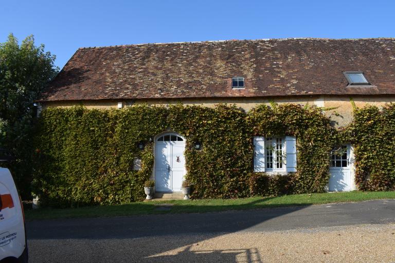 Ferme, bâtiment principal, partie ouest, élévation sud.