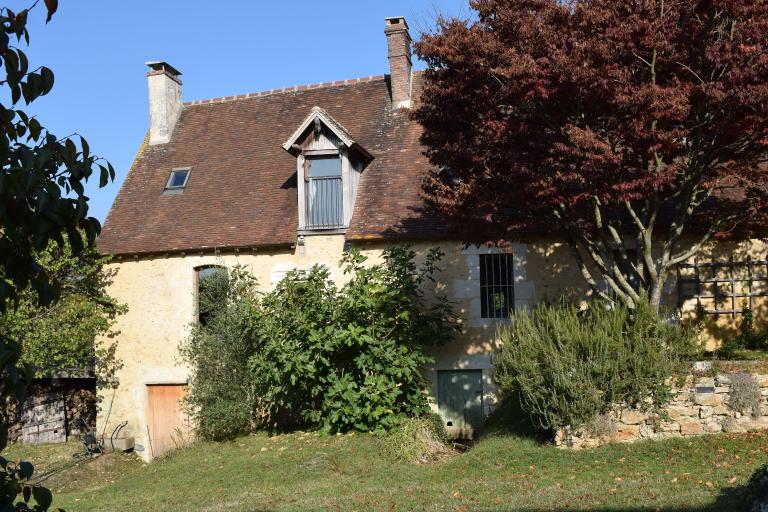 Bâtiment principal, partie ouest, élévation sud.