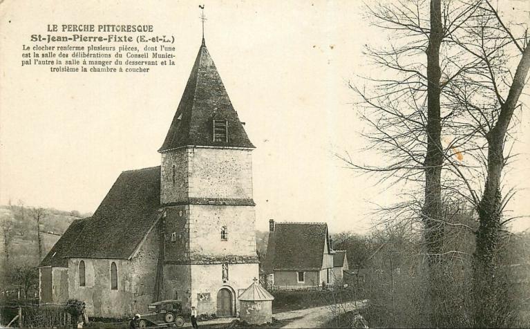 Vue générale depuis le nord-ouest. (Carte postale, premier quart 20e siècle).