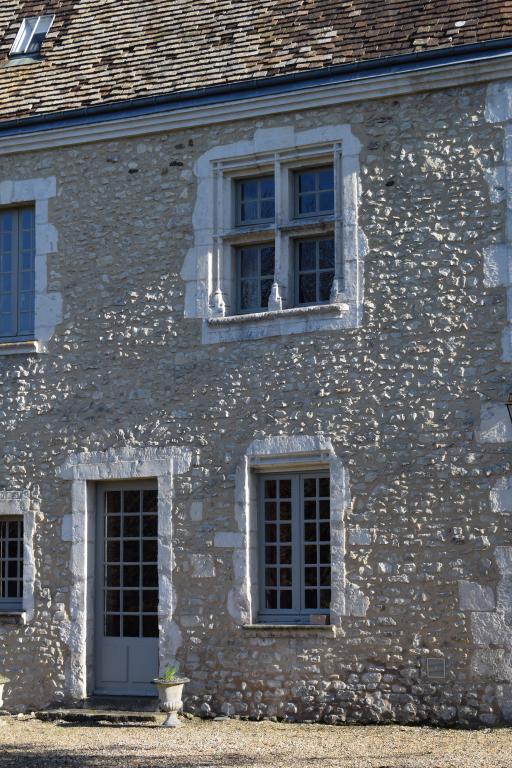 Élévation nord, vue de détail de la façade.