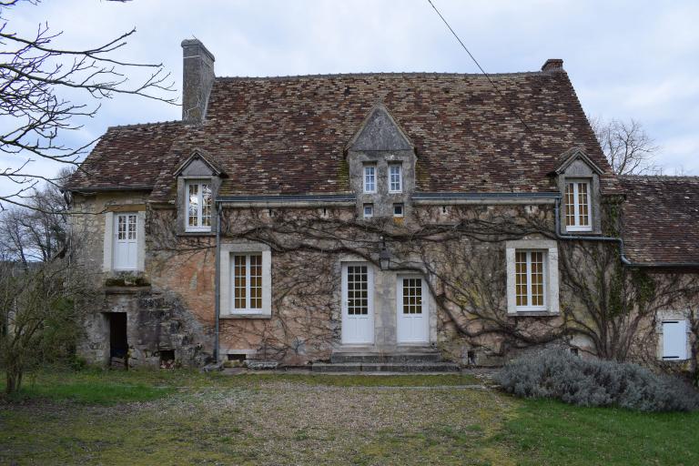 Bâtiment principal, partie nord, élévation sud-ouest.