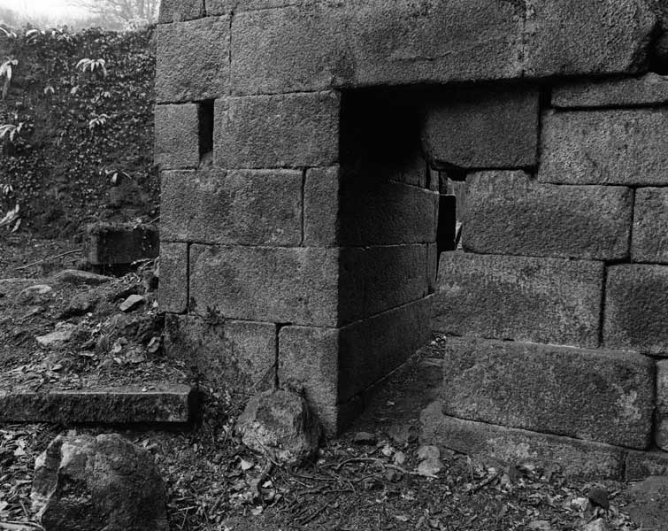 Détail de l'élévation sud-est, vue prise avant restauration.
