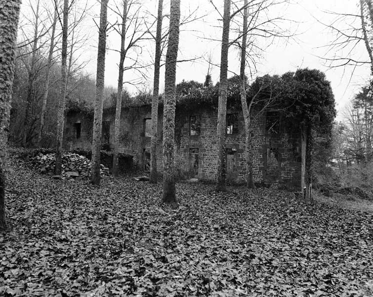 Logement patronal, élévation sur cour. Vue prise avant restauration.