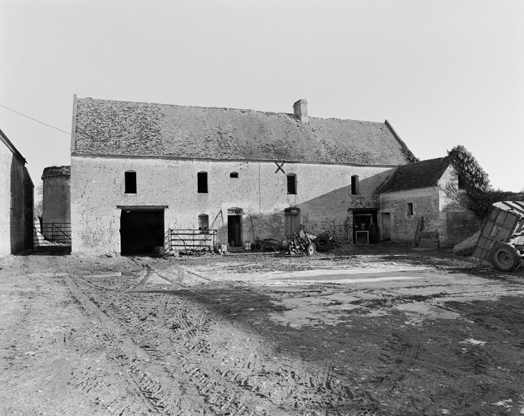 Ferme. Etables. Elévation nord sur cour.