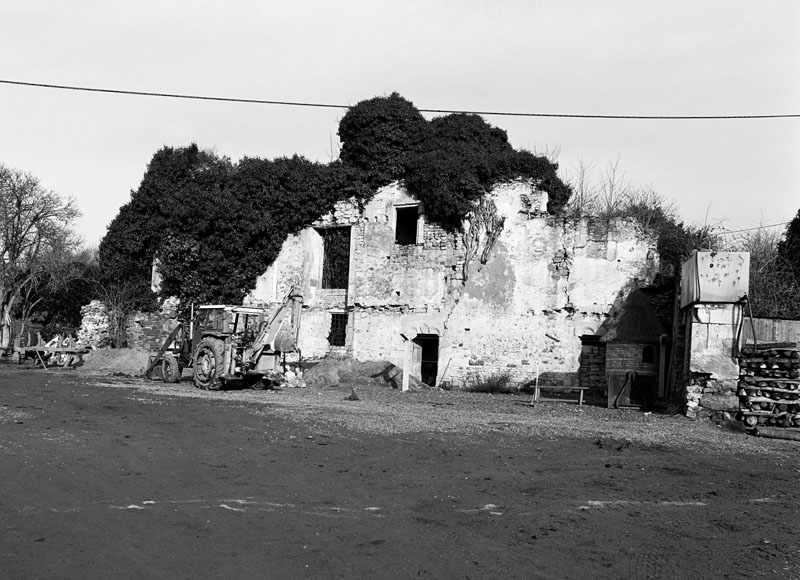 Ruines de l'ancien logis.