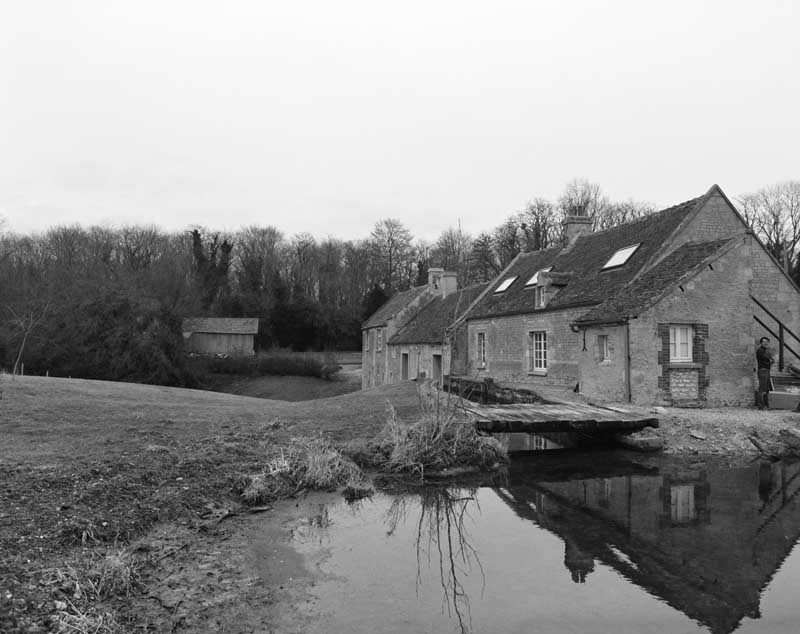 Vue prise de l'ouest.