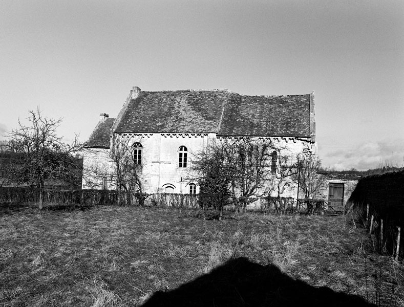 La Commanderie. Commanderie de templiers de Voismer. Chapelle. Elévation extérieure sud. ; Chapelle. Elévation extérieure sud.