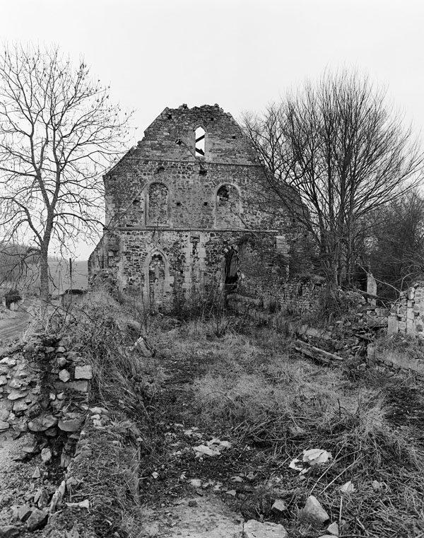 Bâtiment sud-ouest. Pignon ouest.