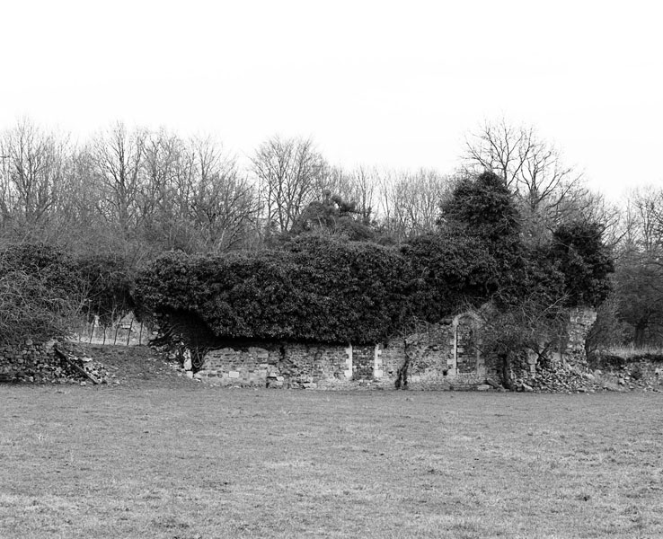 Bâtiments conventuels. Chapelle au nord de l'enclos. Elévation extérieure sud.