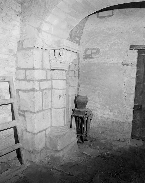 Tour sud. Elévation intérieure. Pilier ouest.