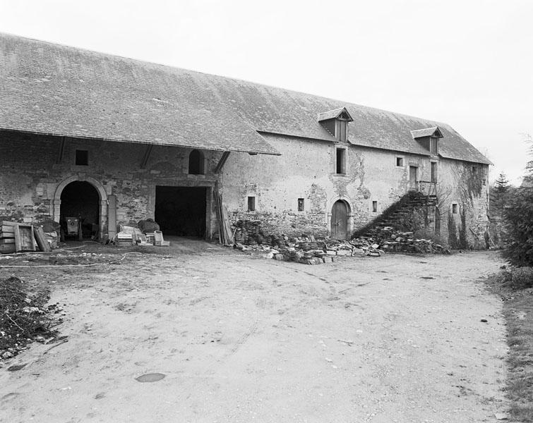 Bâtiment sud. Elévation extérieure nord. Remise et pressoir à cidre.