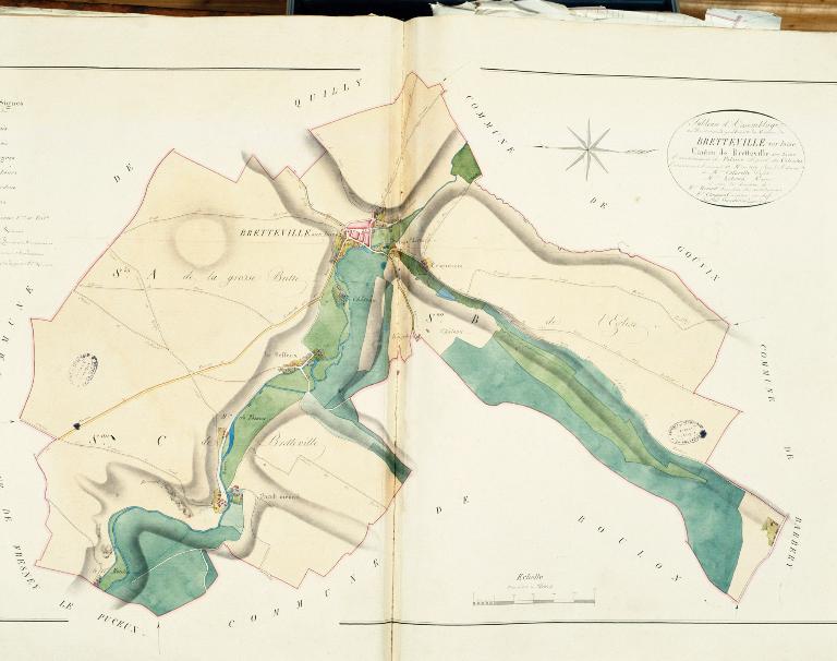 Cadastre napoléonien de Bretteville-sur-Laize.