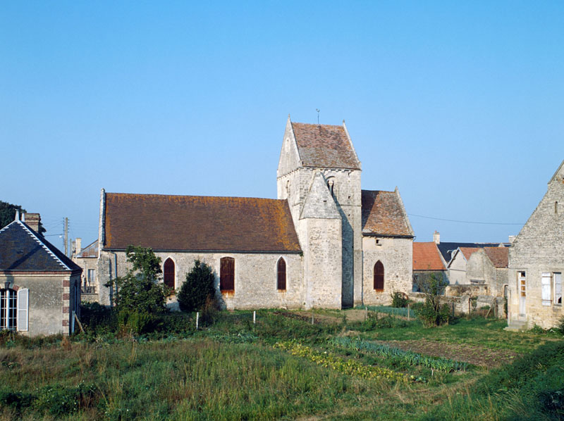 Eglise paroissiale Saint-Lô. Elévation latérale sud. ; Elévation latérale sud.