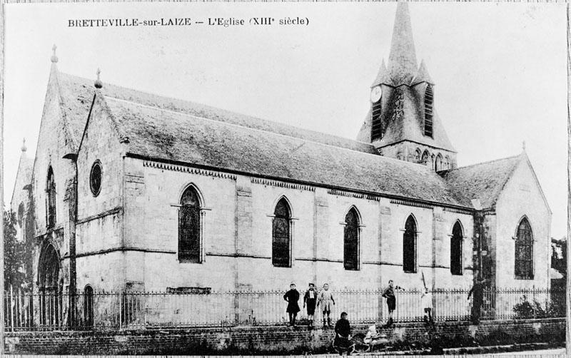 BRETTEVILLE-sur-LAIZE - L'Eglise (XIIIe siècle).