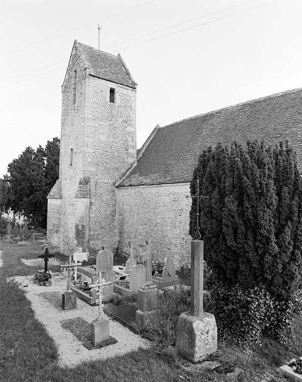 Elévation extérieure nord, tour-clocher.