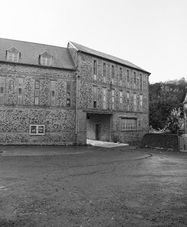 Usine, élévation extérieure nord.