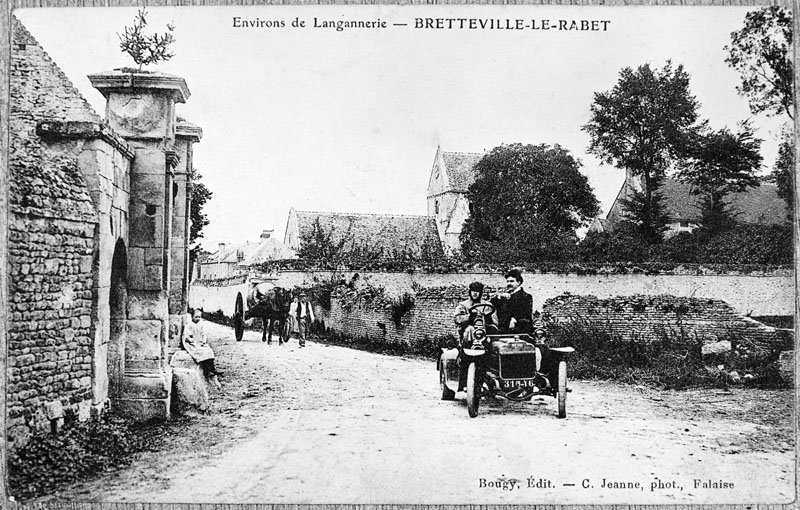 Environs de Langannerie - BRETTEVILLE-LE-RABET.- Carte postale, Jeanne, ed. Bougy, début 20e siècle. (Collection particulière De Moor).