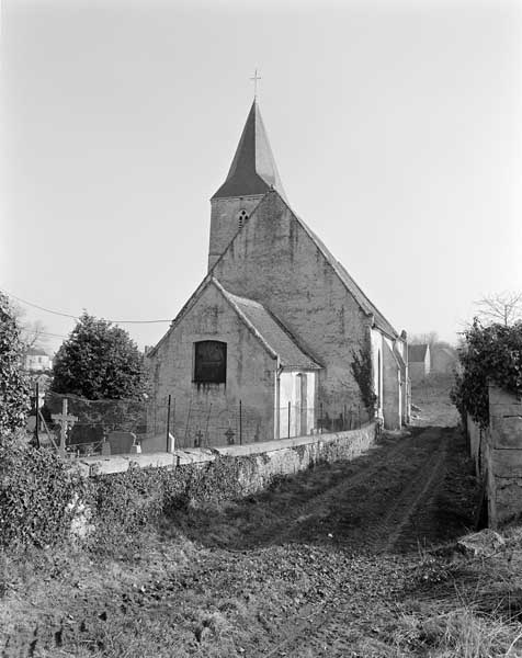 Elévation extérieure ouest.