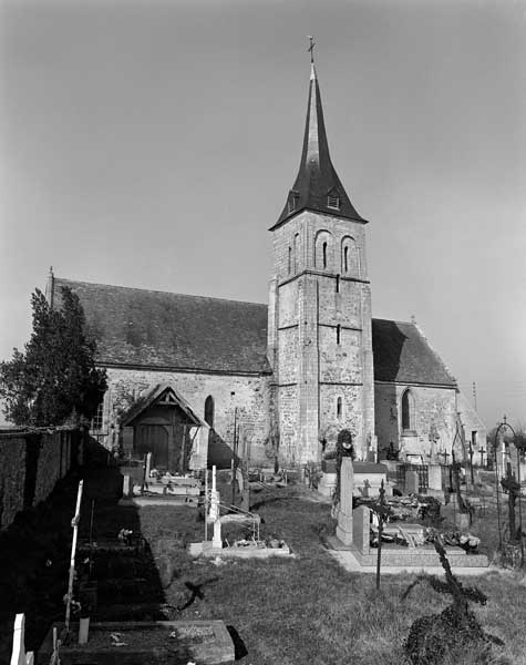 Merri, église paroissiale Saint-Claude. Elévation extérieure sud.