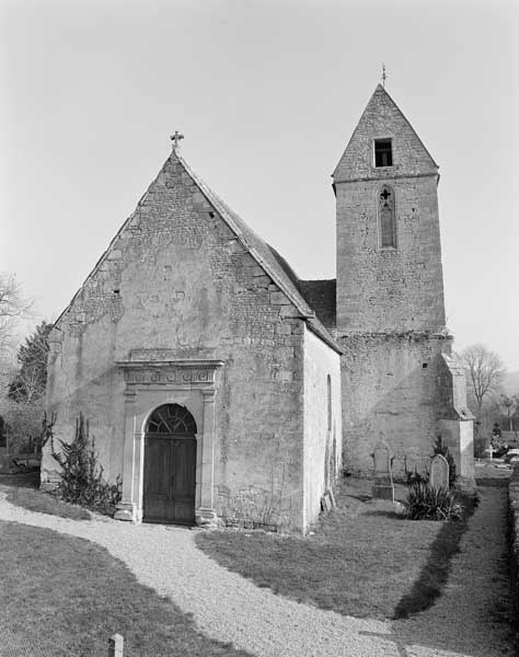 Elévation extérieure ouest.