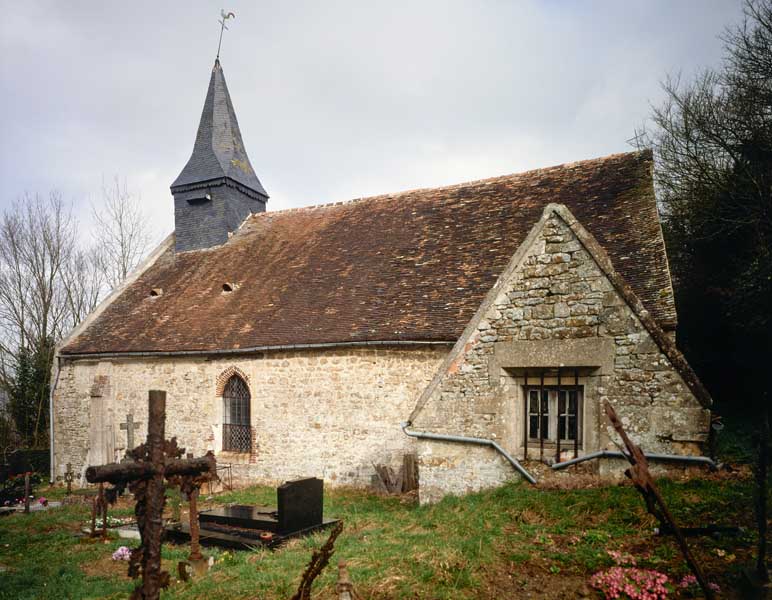 L'Eglise. Eglise paroissiale Saint-Pierre Saint-Paul. Elévation extérieure sud. ; Elévation extérieure sud.