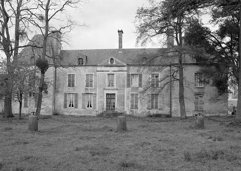 Logis, élévation extérieure sud sur jardin.