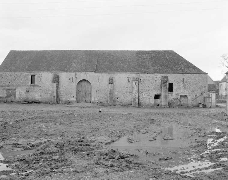 Grange, élévation extérieure nord.