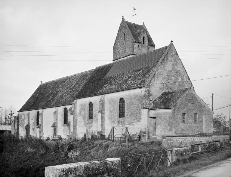 Elévation extérieure sud.