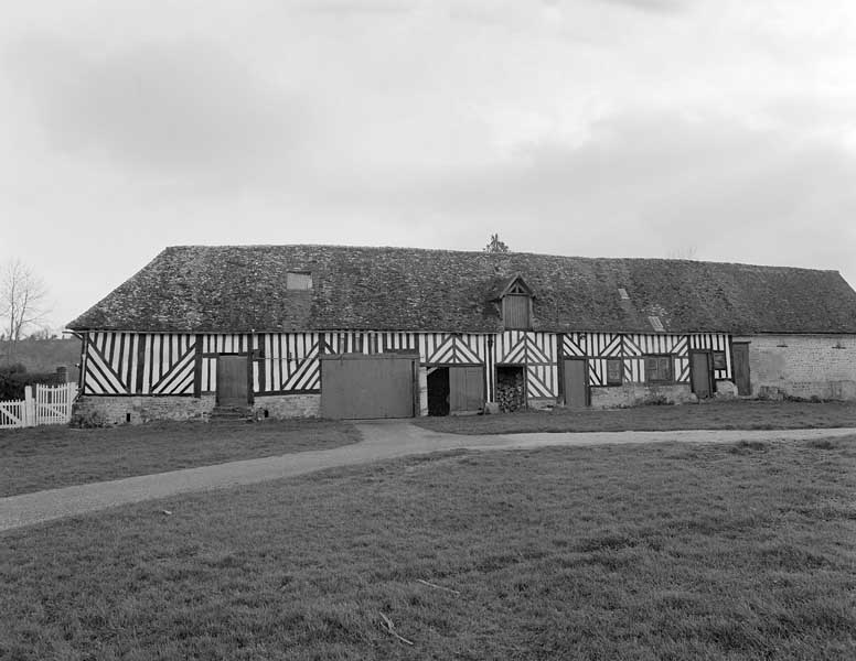 Bâtiment agricole, élévation extérieure nord ouest.