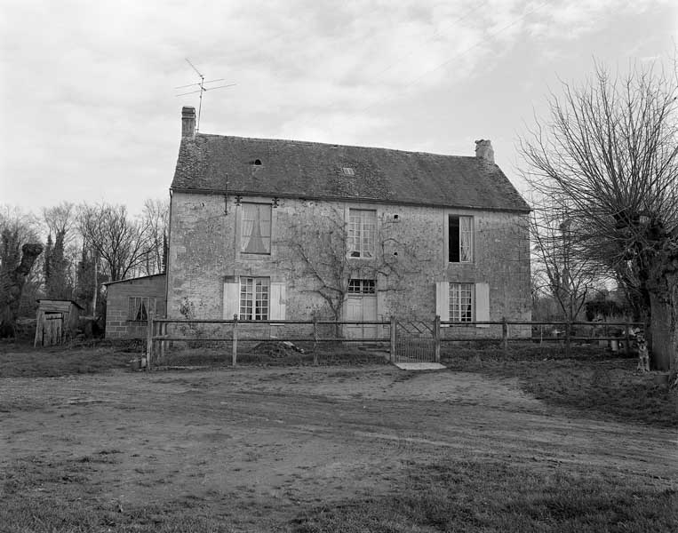 Logis, élévation extérieure ouest.