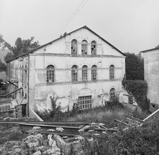 Atelier de fabrication. Vue prise de l'est.