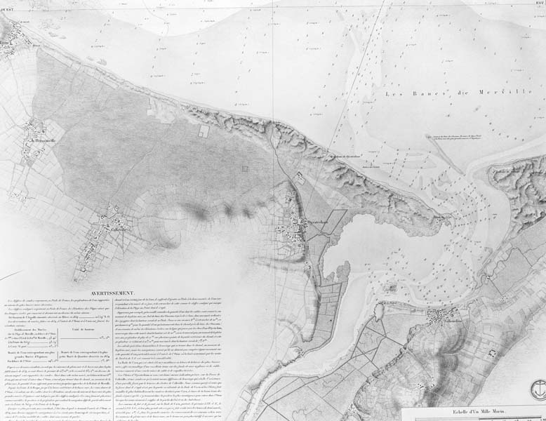 'Extrait d''une carte marine : Ouistreham.- Plan.'