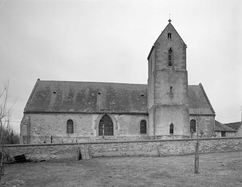 Elévation extérieure sud.