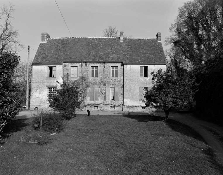 Logis, élévation extérieure sud sur cour.