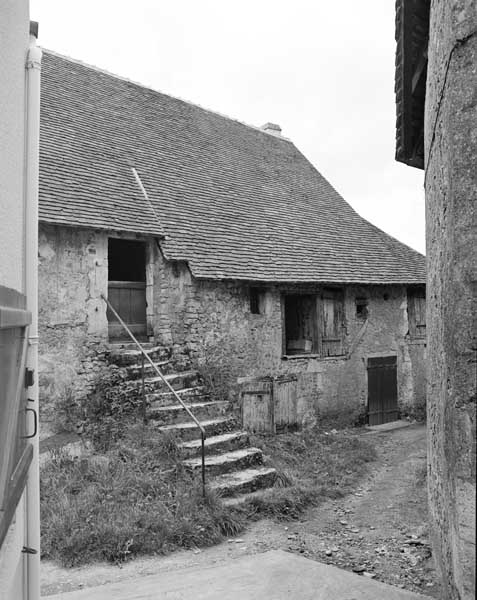 Elévation extérieure nord sur cour.