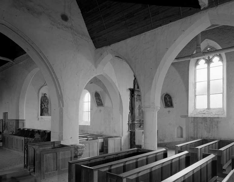 Elévation intérieure, chapelle latérale sud.