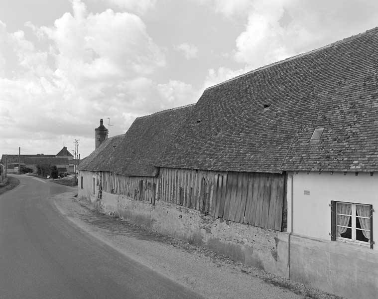 Maison à pan de bois.