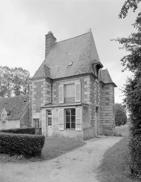 Pavillon du régisseur, élévation extérieure ouest.