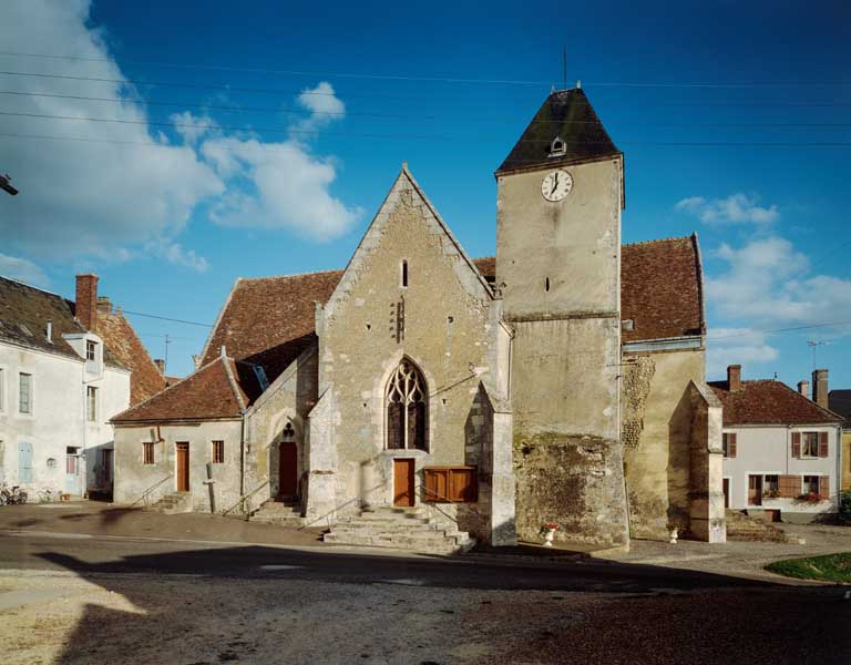 Eglise paroissiale Saint-Pierre. ; Elévation extérieure ouest.