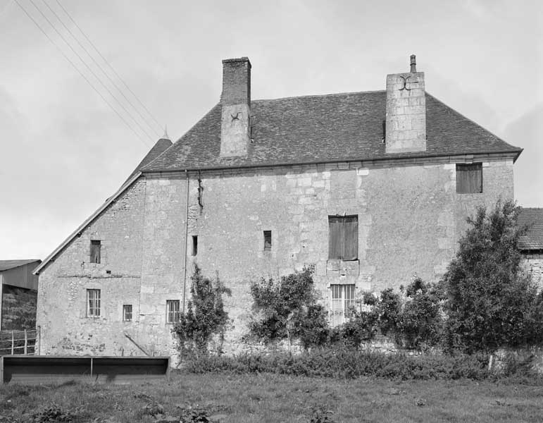 Manoir du chêne. ; Logis, élévation est sur jardin.