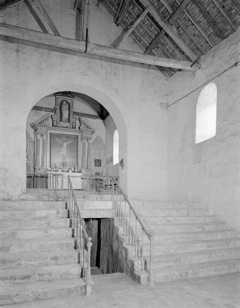 Chapelle, élévation intérieure vue du nord ouest.