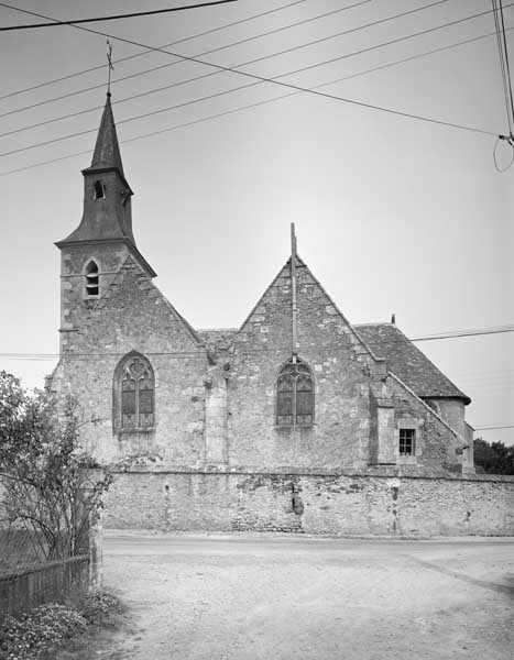 Eglise paroissiale Saint-Germain. ; Elévation extérieure sud.