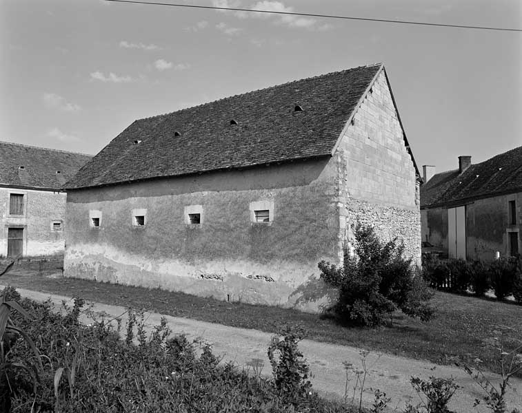 Etables, élévation extérieure nord.