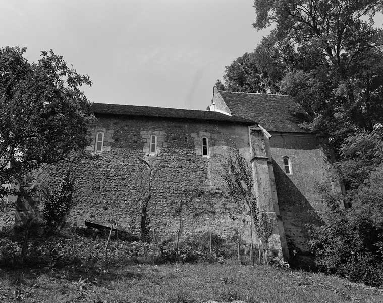 Chapelle Saint-Santin, élévation extérieure sud.