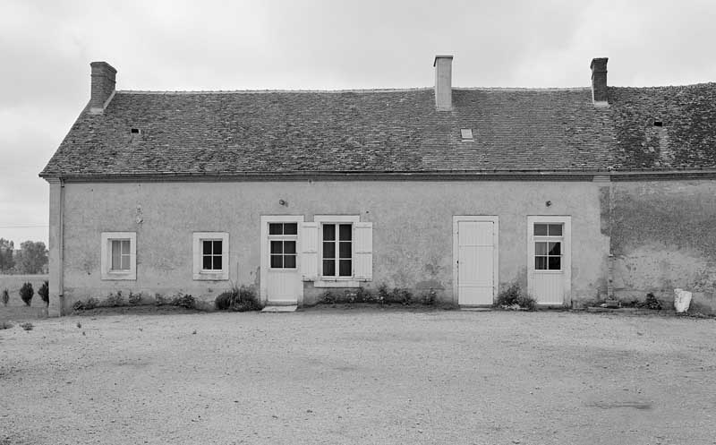 Logis, élévation extérieure nord sur cour.